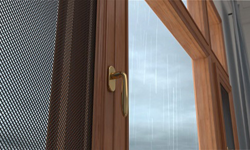 Three-dimensional animation of doors and windows | "Wiasen" waterproof doors and windows